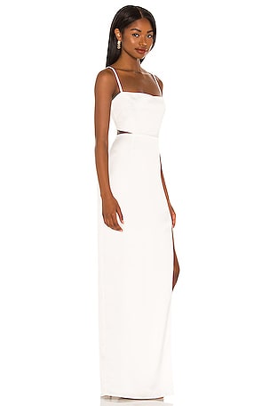 Nookie Stella Cut Out Gown in Ivory