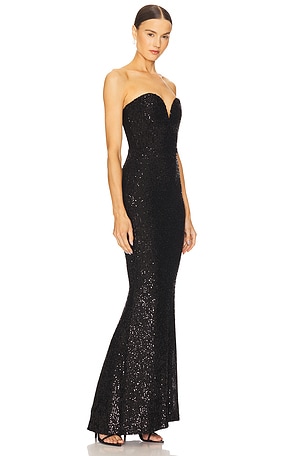 Nookie Lumiere Gown in Black