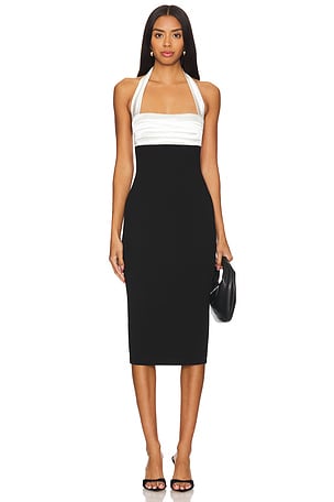 Bec Bridge Tasha Cut Out Midi Dress in Black REVOLVE