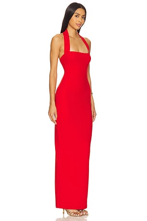Nookie Boulevard Maxi Dress in Red