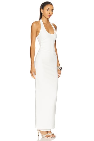 Nookie Natalia Halter Maxi Dress in White