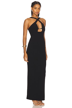 Nookie Charm Gown in Black