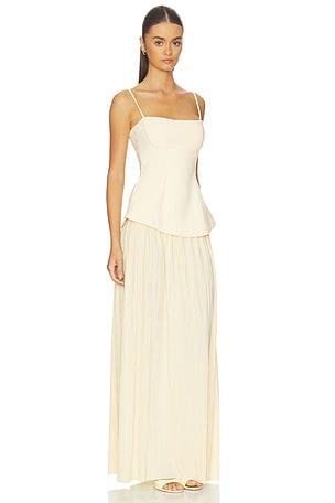 Nookie Darling Maxi Dress in Lemon