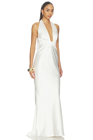 Nookie Scarlet Plunge Gown in Ivory