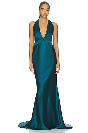 Scarlet Plunge Gown Nookie