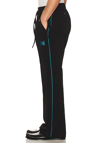 Needles Piping Cowboy Pant Poly Double Cloth in Black