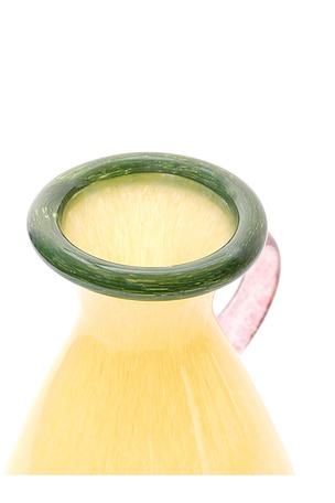 Noon & Moon Lime Pastel Pitcher Vase in Yellow