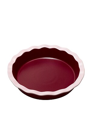 Noon & Moon Pie Dish 9 Inch in Burgundy