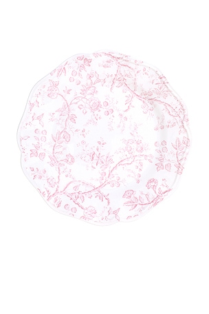 Rosy Bloom Plate 9 Inch Noon & Moon