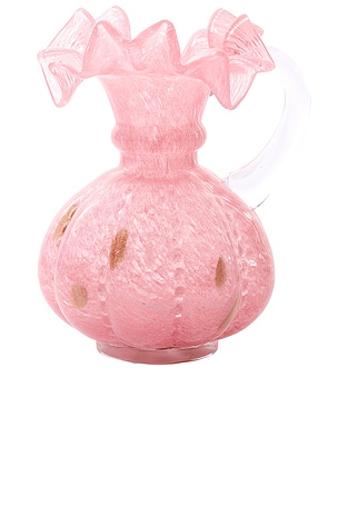 Rosy Dawn Ruffled Vase Small Noon & Moon