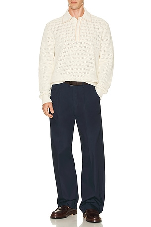 NN07 Josh Long Sleeve Polo 6636 en Ivoire