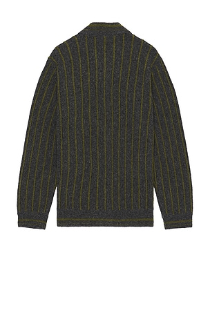 NN07 Darren Polo Cardigan in Grey
