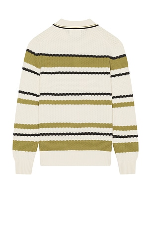 NN07 Alfie Polo Sweater in Ivory