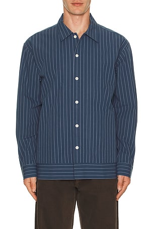 Reed Stripe Overshirt Shacket NN07