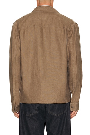 NN07 Alban 1454 Overshirt in Brown
