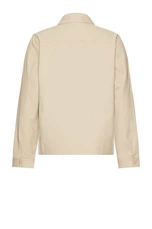 NN07 Ivan Zip Overshirt in Cream