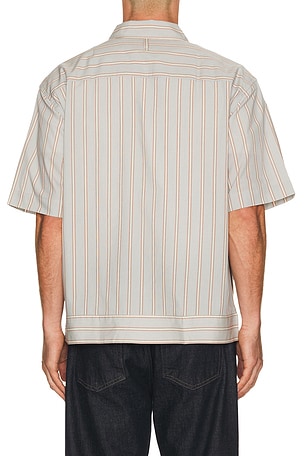 NN07 Reed Short Sleeve Shirt 5322 in Grey,Red