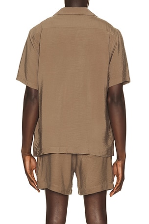 NN07 Hank Short Sleeve Shirt 5971 in Brown