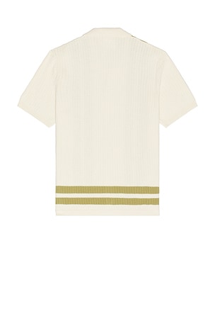 NN07 Ares Knit Shirt in Ivory