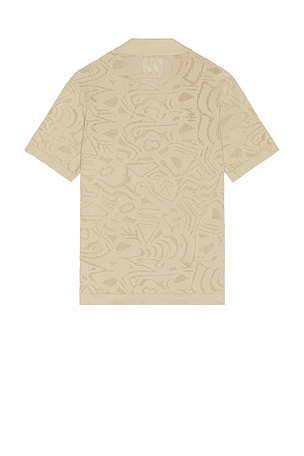 NN07 Ryan Flower Polo in Tan