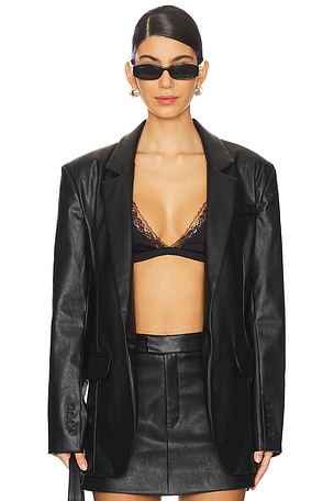 Farrell Faux Leather BlazerNONchalant Label$437NEW