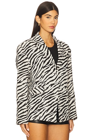 NONchalant Label Clemence Blazer in White. Size XS. Also