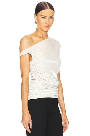 NONchalant Label Becks Top in Cream