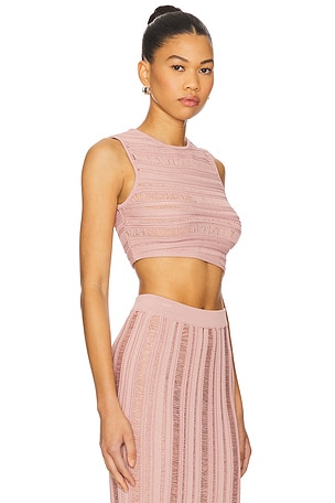 NONchalant Label Jasmine Crop in Pink