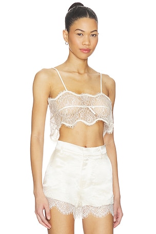 Nonchalant Label Clarissa Crop in Ivory