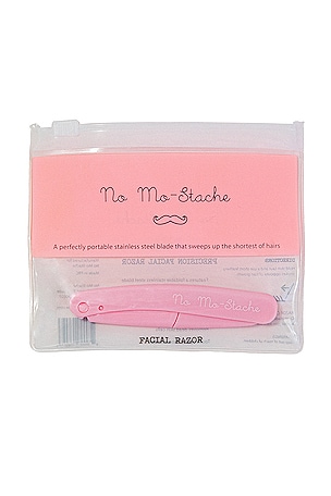 No Mo-Stache Facial Razor in Pink