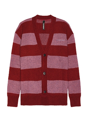 Striped Mohair Oversized Cardigan No Problemo