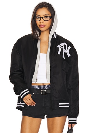 Nyp Nylon Varsity Jacket No Problemo