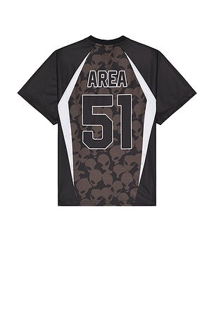 No Problemo Area 51 Football Shirt in Black