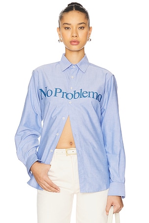 Oxford Long Sleeve Shirt No Problemo