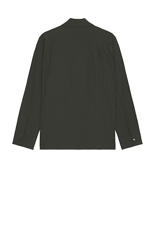 Norse Projects Mads Travel Light Overshirt in Army