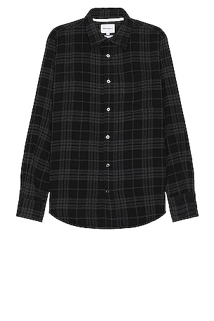 FAHERTY Fleece-Lined Checked Cotton and Wool-Blend Shirt Jacket for Men