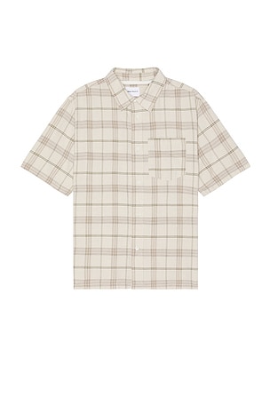 Ivan Relaxed Textured Check Short Sleeve Shirt Norse Projects