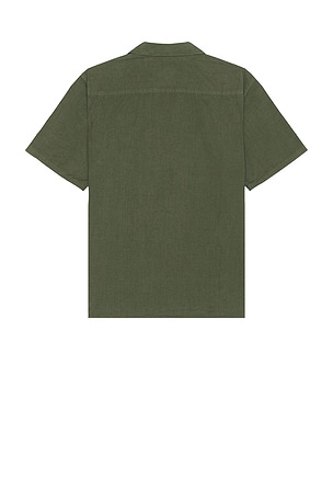 Norse Projects Carsten Cotton Tencel Shirt in Green