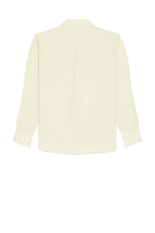 Norse Projects Algot Relaxed Cotton Linen Shirt in Yellow