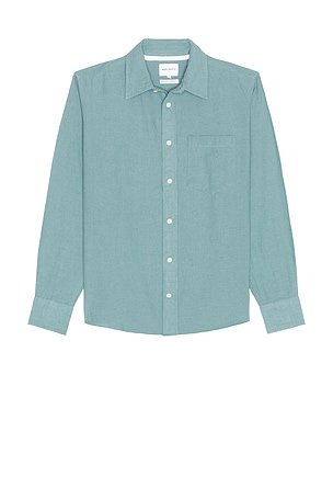 Algot Relaxed Cotton Linen Shirt Norse Projects