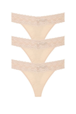 Bliss Perfection One Size Classic Thong 3 Packs Natori
