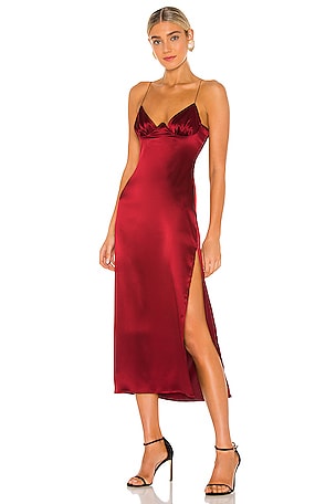 natalie rolt red lace dress BRAND NEW Natalie Rolt! The Ariel Dress in Cherry Red on our beautiful girl @alyssa_zambelis She is wearing size 8/ 1. #TheOnlyDress #NatalieRolt