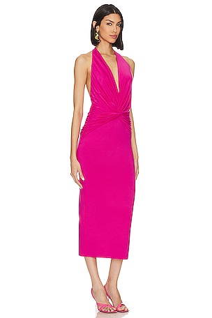 Natalie Rolt Arabella Dress in Fuchsia