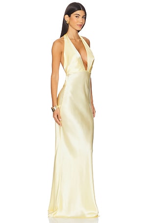 Natalie Rolt Angelica Gown in Lemon