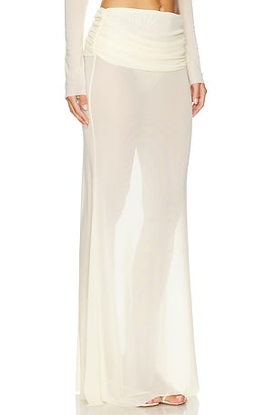 Natalie Rolt Charlotte Skirt in Cream