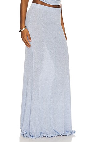 Natalie Rolt Priya Skirt in Baby Blue