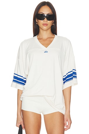 Stretch Knit V- Neck Top NikeSKIMS