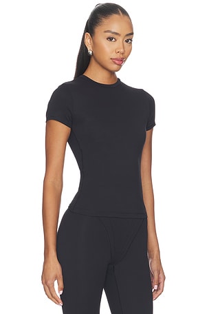NikeSKIMS Matte Baby Short Sleeve Tee in Black