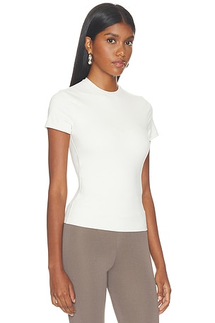 NikeSKIMS Matte Baby Short Sleeve Tee in Ivory. Size S. Also