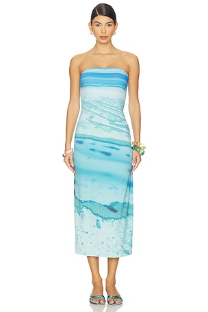 Nue Studio Lagoon Dress in Blue